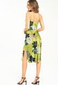 Vestido Midi Satin Verde Ragged Pf12510387 de Ragged