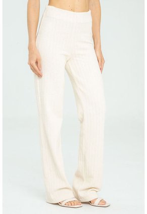 Pantalon Tejido Beige Ragged Pf11310815