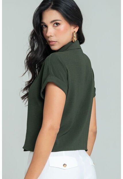 Blusa Becca Verde Ragged Pf11113111