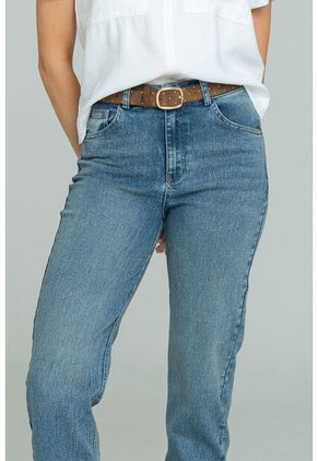 Jeans Mom Oslo Azul Ragged Pf21350091