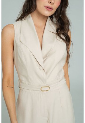 Enterizo Largo Alhena Beige Ragged Pf12530053