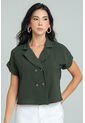 Blusa Becca Verde Ragged Pf11113111 de Ragged