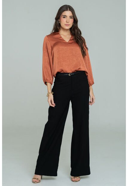 Blusa Pascal Café Ragged Pf12110885