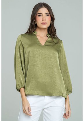 Blusa Pascal Verde Ragged Pf12110885