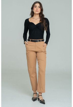 Pantalon Recto Dril Beige Ragged Pf11310940