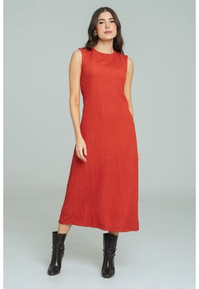 Vestido Midi Nhyra Café Ragged Pf11511460