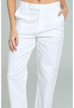 Pantalon Recto Dril Blanco Ragged Pf11310940