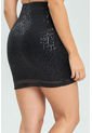 Falda Corta Brillo Negro Ragged Pf11320483 de Ragged