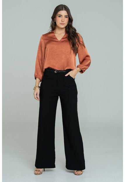Pantalon Mecler Negro Ragged Pf11310952