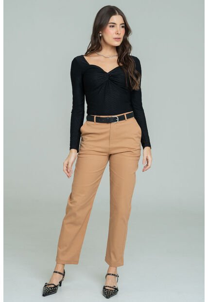 Top Luana Negro Ragged Pf11121189