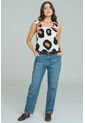 Blusa Animal Beige Ragged Pf11113206 de Ragged
