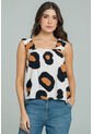 Blusa Animal Beige Ragged Pf11113206 de Ragged