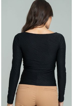 Top Luana Negro Ragged Pf11121189