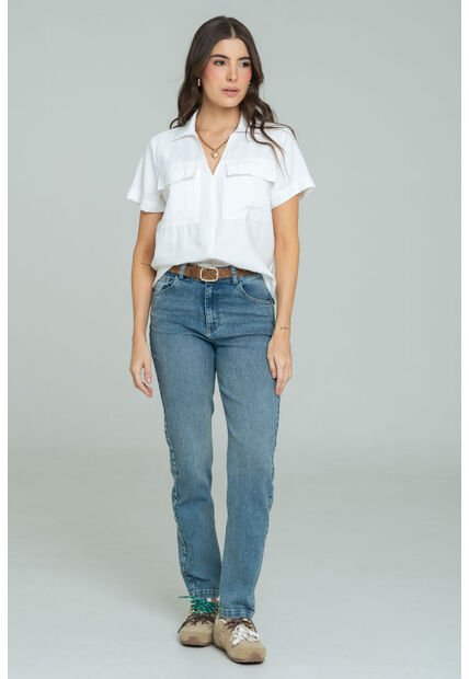Blusa Kenia Blanco Ragged Pf11113163