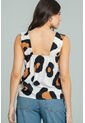 Blusa Animal Beige Ragged Pf11113206 de Ragged