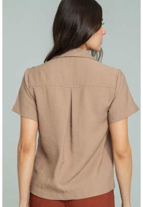 Blusa Kenia Beige Ragged Pf11113163