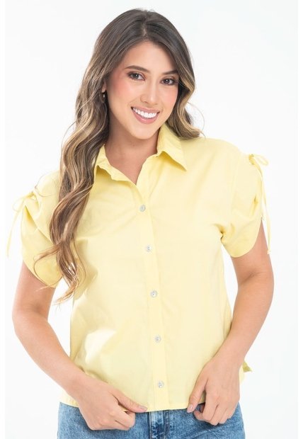 Camisa Shaison Amarillo Ragged Pf31113676