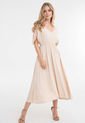 Vestido Largo Liena Beige Ragged Pf12510329 de Ragged
