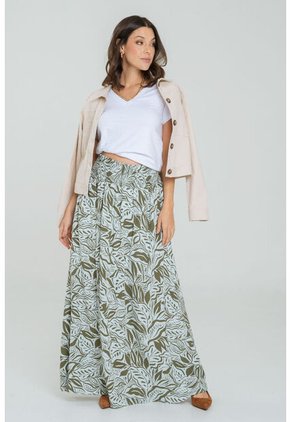 Falda Larga Stahud Verde Ragged Pf11320512