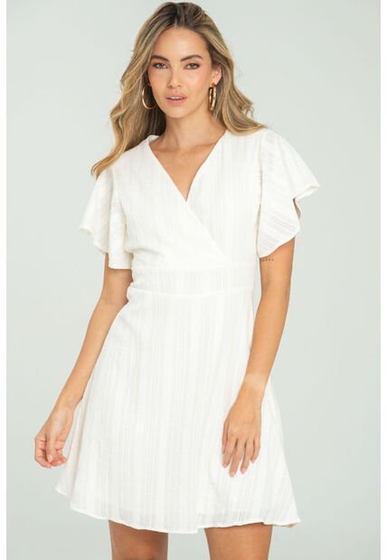 Vestido Sezan Blanco Ragged Pf11511401