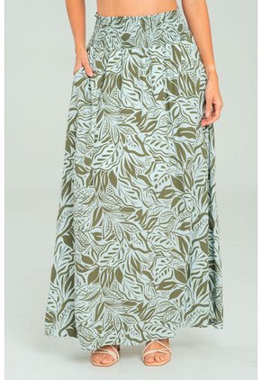 Falda Larga Stahud Verde Ragged Pf11320512