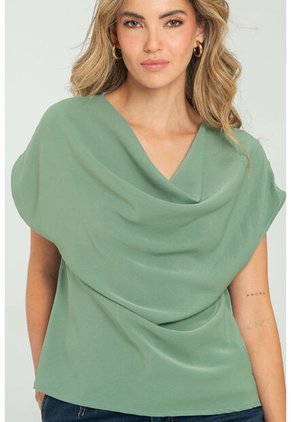Blusa Ellie Verde Ragged Pf12110852