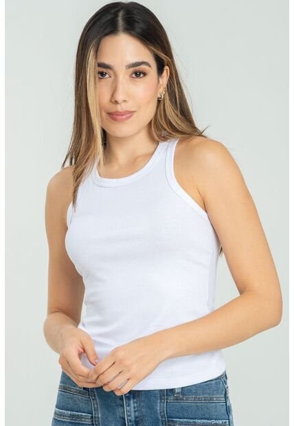 Camiseta Atletica Rib Blanco Ragged Pf17120045