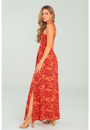 Vestido Mucura Rojo Ragged Pf11511412