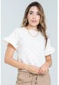 Blusa Bhiona Blanco Ragged Pf11121169 de Ragged