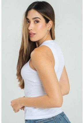 Camiseta Atletica Rib Blanco Ragged Pf17120045