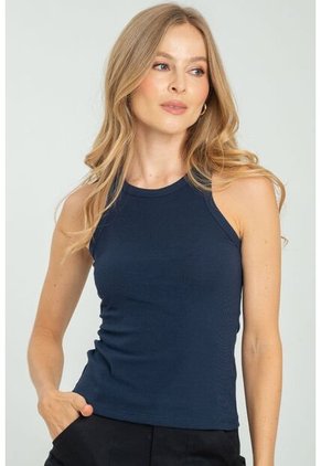 Camiseta Atletica Rib Azul Ragged Pf17120045