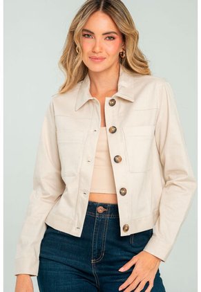 Chaqueta Angola Beige Ragged Pf11130273