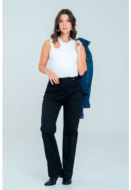 Pantalon Genor Negro Ragged Pf11310887