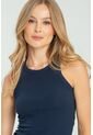 Camiseta Atletica Rib Azul Ragged Pf17120045 de Ragged