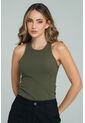 Camiseta Atletica Rib Verde Ragged Pf17120045 de Ragged