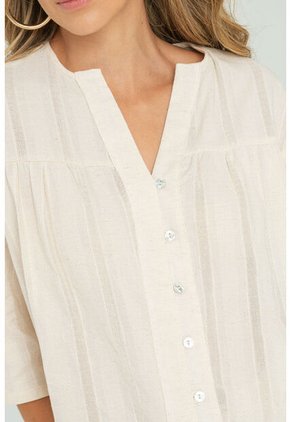 Blusa Biene Beige Ragged Pf11113012