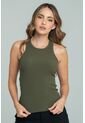 Camiseta Atletica Rib Verde Ragged Pf17120045 de Ragged