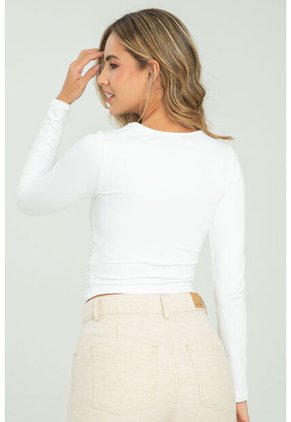 Top Madeline Blanco Ragged Pf13120829