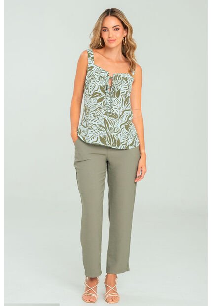 Blusa Ghreca Verde Ragged Pf11113027