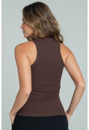 Camiseta Atletica Rib Café Ragged Pf17120045