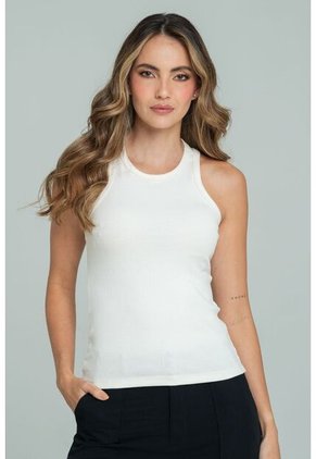 Camiseta Atletica Rib Blanco Ragged Pf17120045