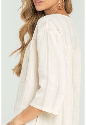 Blusa Biene Beige Ragged Pf11113012