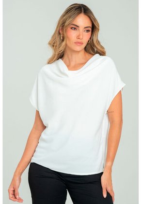 Blusa Ellie Blanco Ragged Pf12110852
