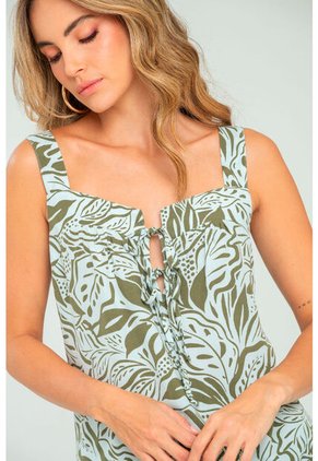 Blusa Ghreca Verde Ragged Pf11113027