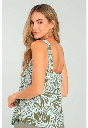 Blusa Ghreca Verde Ragged Pf11113027