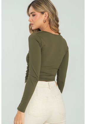 Top Madeline Verde Ragged Pf13120829