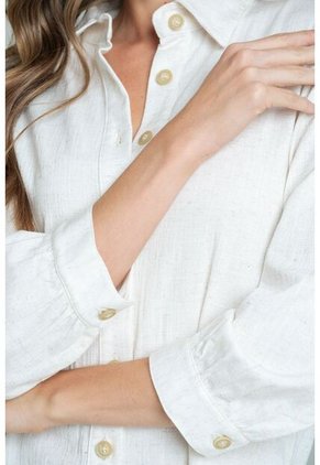 Camisa Amanhu Beige Ragged Pf11113088