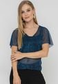 Blusa Antillas Azul Ragged Pf12120227 de Ragged
