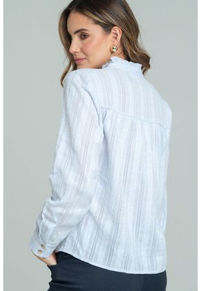 Camisa Mila Azul Ragged Pf11113152