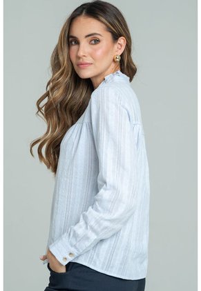 Camisa Mila Azul Ragged Pf11113152